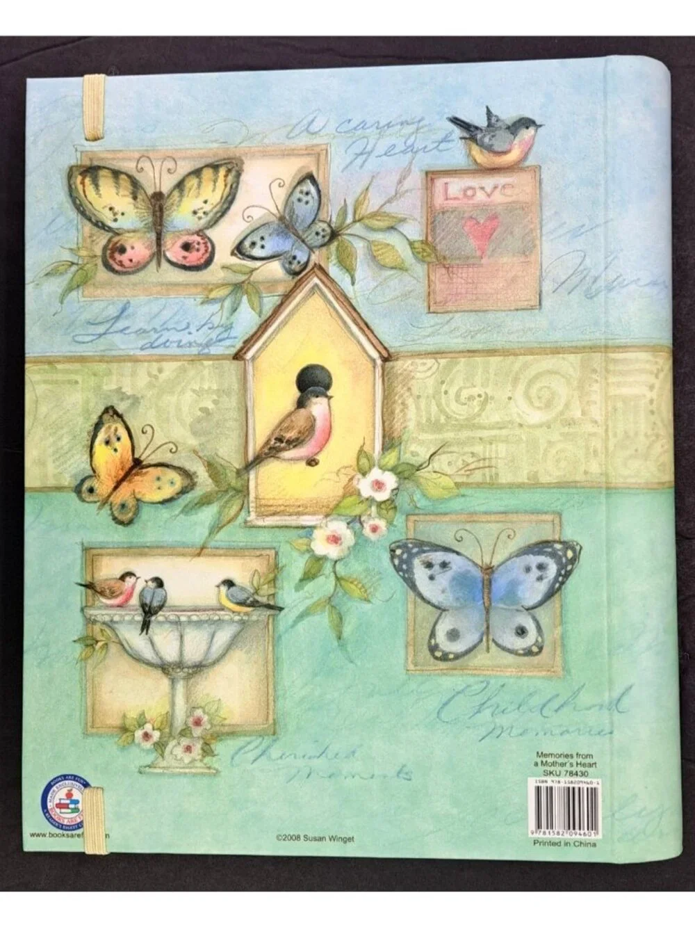 Memories From A Mother's Heart Keepsake Journal Susan Winget 2008 Hardcover Book